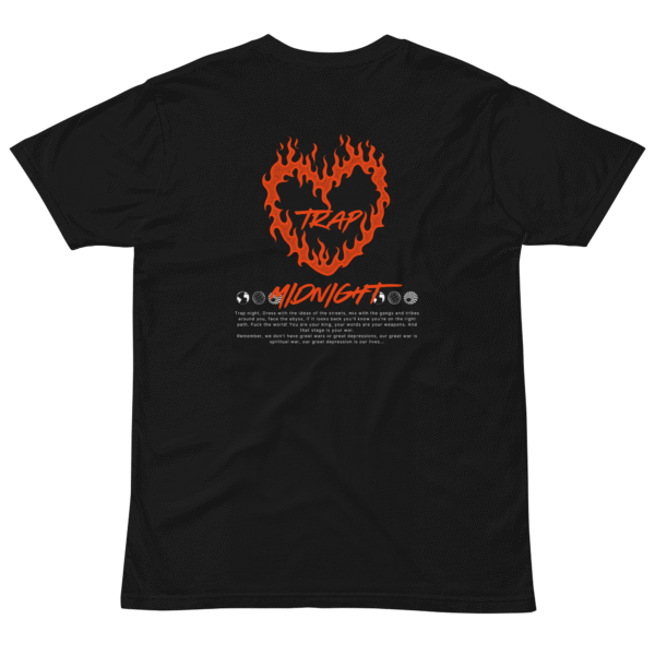Camiseta Oversized MidTrap Hard Heart Fire