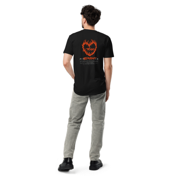 Camiseta Oversized MidTrap Hard Heart Fire - Imagem 3